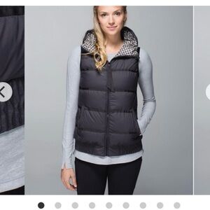 Lululemon Athletica Black Puffer Vest